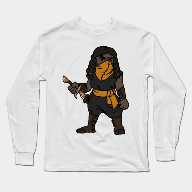 Dwarf Rogue Long Sleeve T-Shirt by NathanBenich